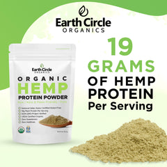 Earth Circle Organics hemp protein powder breakfast bowl ready-to-blend for mornings