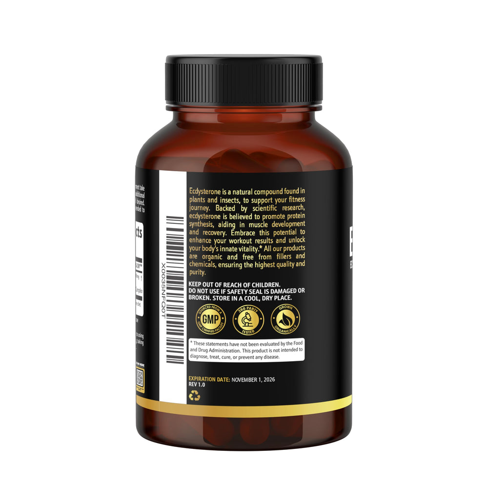 Earth Elixir logo on bottle label