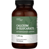 Bottle front view of Earth Harmony Calcium D-Glucarate 1200mg