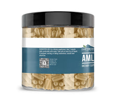 Close-up of Amla Extract capsules