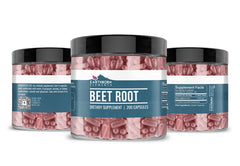 Beet Root Capsules bottle side view