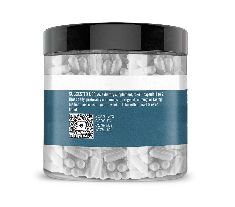 Bromelain capsules side view