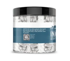 Close-up of Earthborn Elements Inositol 200 Capsules bottle