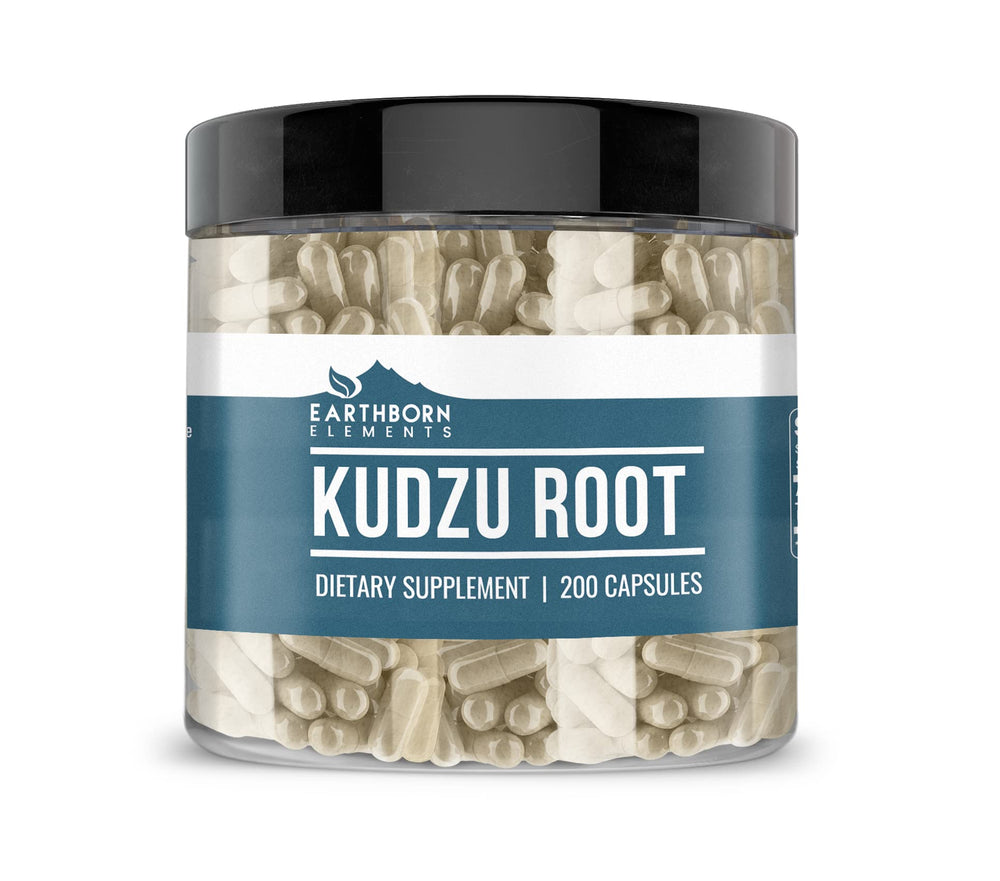 Hero shot of Earthborn Elements Kudzu Root 200 capsules