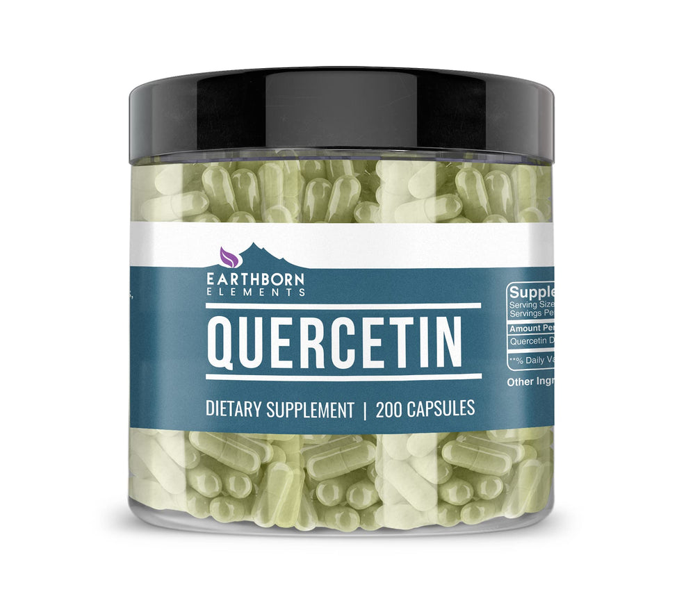 Earthborn Elements Quercetin bottle and capsules