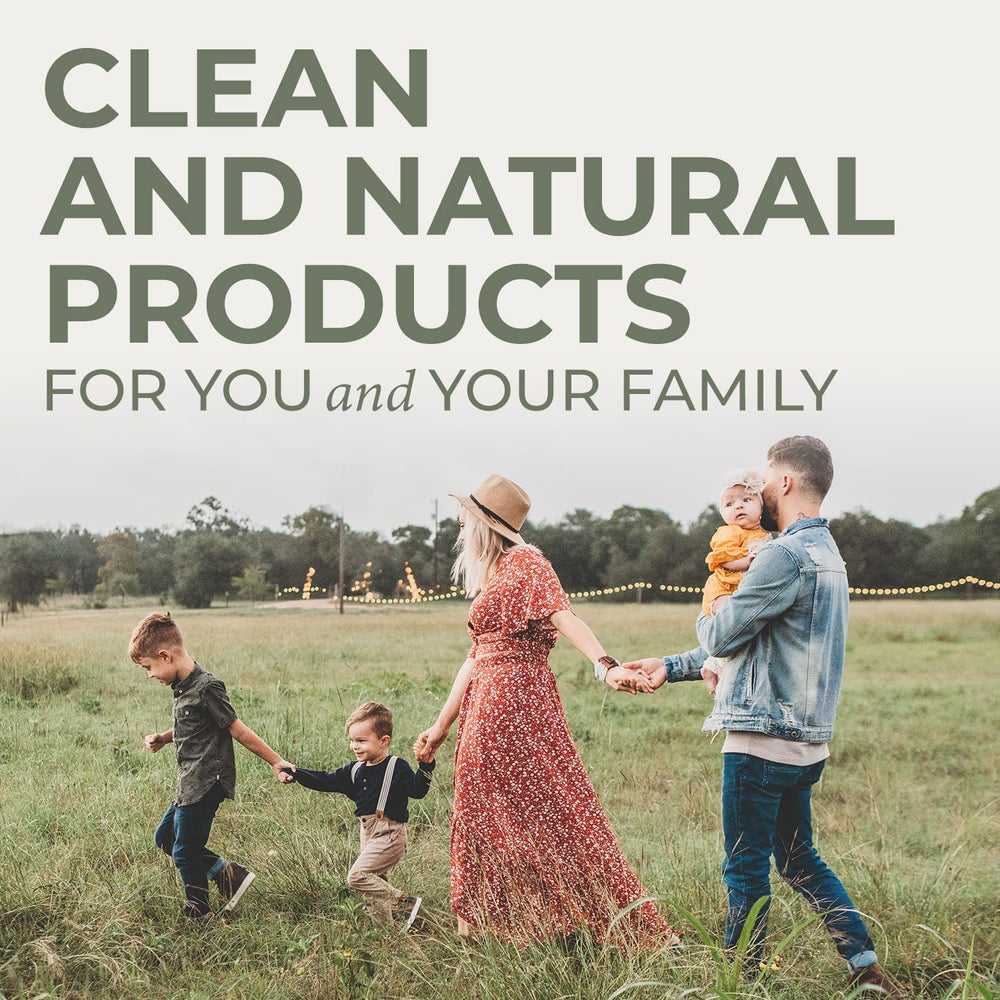 All-natural, clean ingredients label for Earthley product