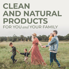 All-natural, clean ingredients label for Earthley product
