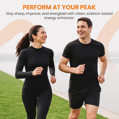 EarthNutri Theacrine clean-label packaging signals gluten- and additive-free nutrition.