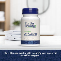 Digestive wellness themed image with Oxy-Cleanse branding