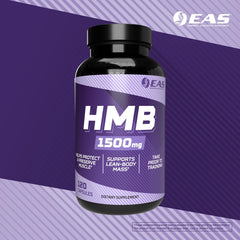 Outer packaging and bottle of EAS HMB 1500mg