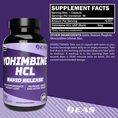 Close-up of Yohimbine HCL capsules