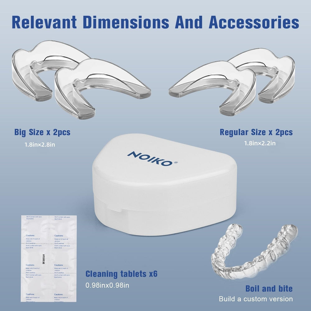 User tips for shaping and fitting the mouth guard