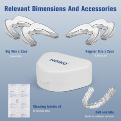 User tips for shaping and fitting the mouth guard