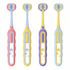 Age range 2-4 toddler toothbrushes by EASICUTI