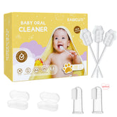 EASICUTI 52Pcs newborn toothbrush set with tongue cleaner – main product photo