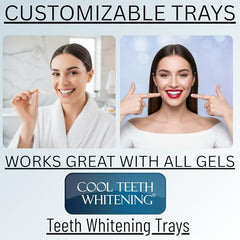 Easy-to-clean whitening trays after use