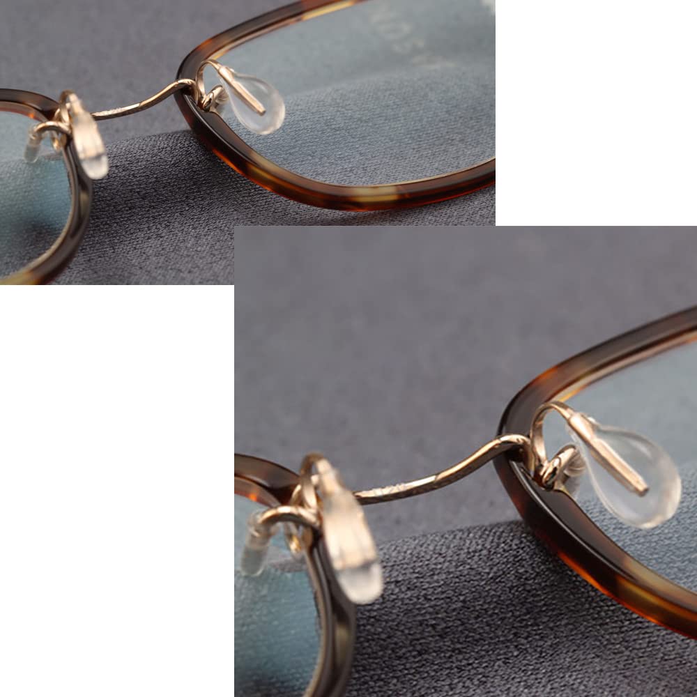 Easy-install nose pads for Kazuo Kawasaki eyeglasses