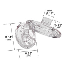 Easy-install Oakley nose pads setup