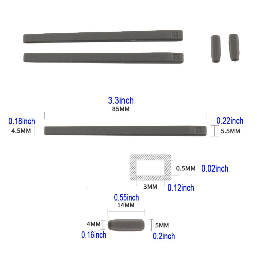Silicone nose pads kit for easy installation
