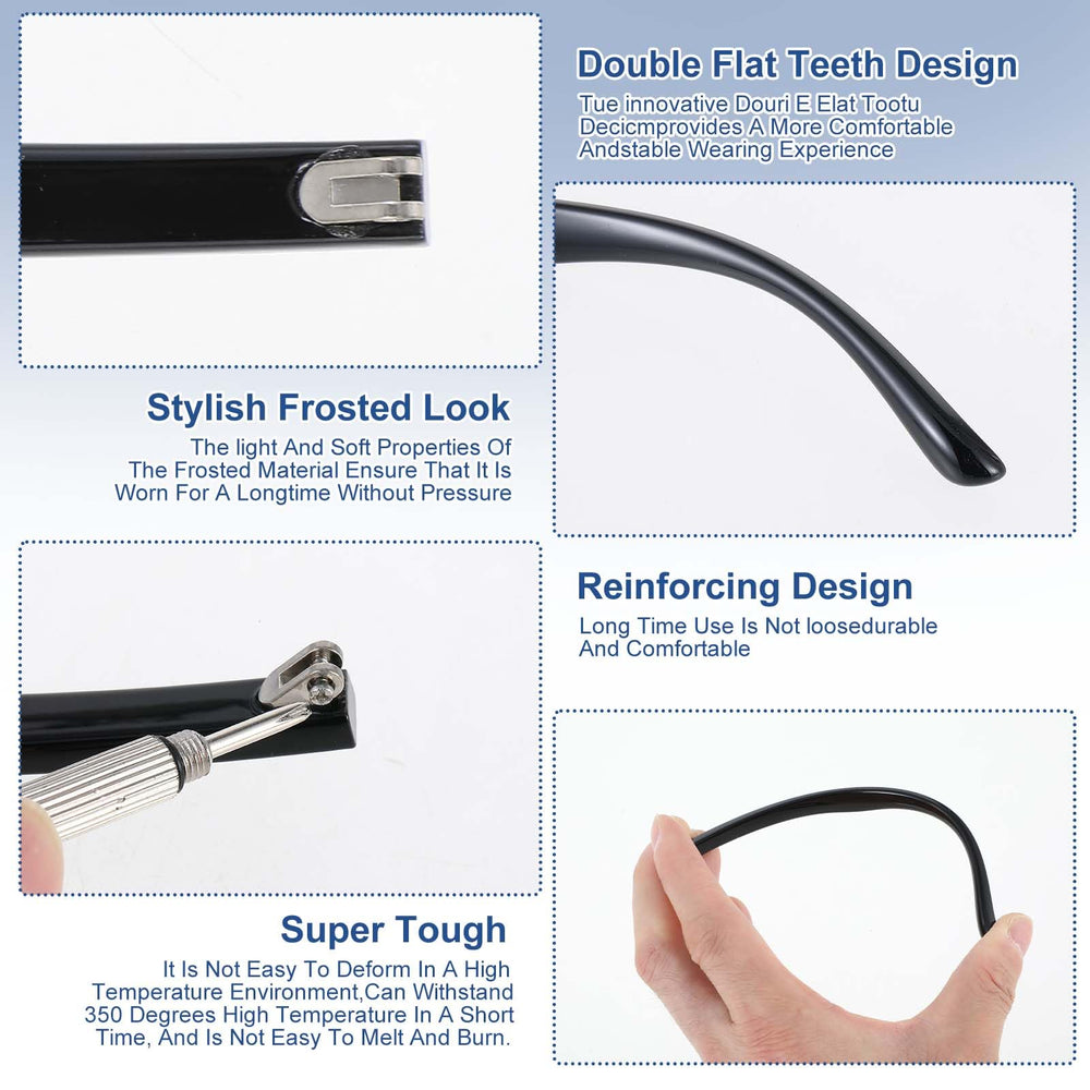 Easy DIY installation for all-frame glasses