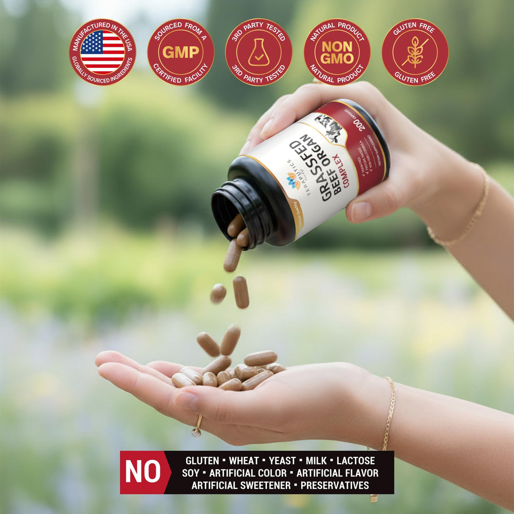 Easy-to-swallow high-absorption capsules of beef organ complex