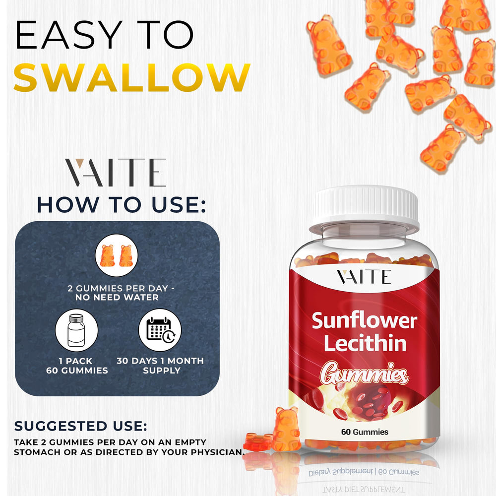 Gummies on a natural background highlighting easy-to-digest formula