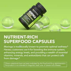 Easy-to-swallow moringa capsules