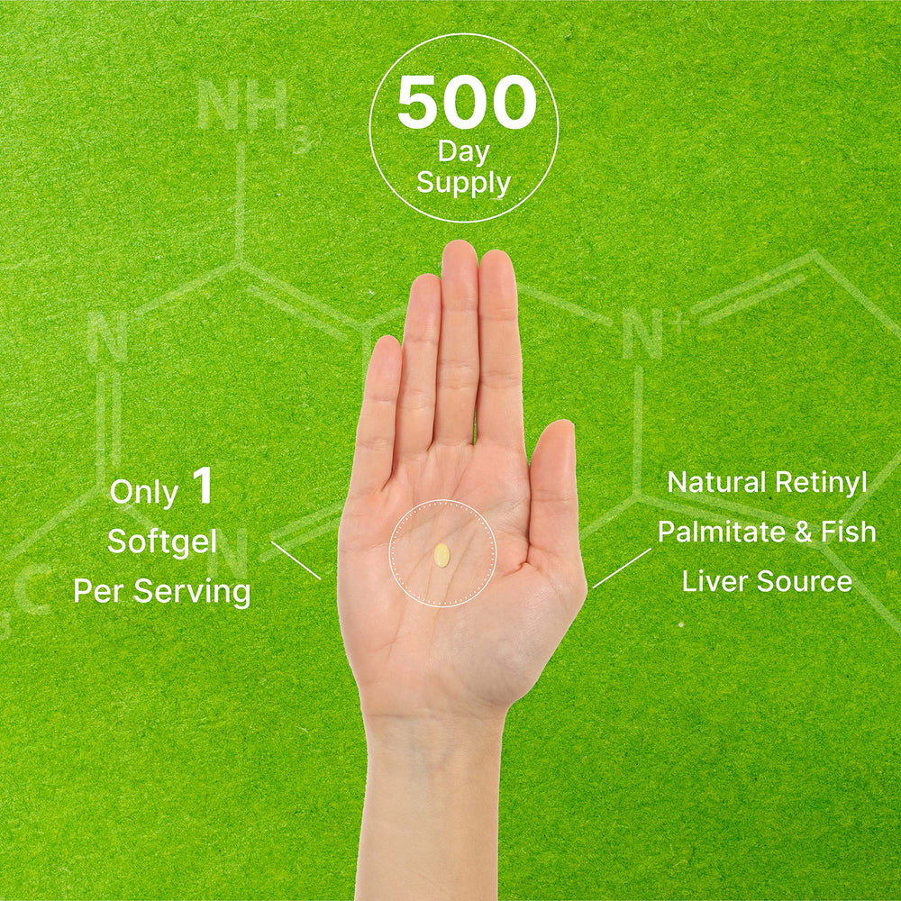 Easy-to-swallow Vitamin A softgels
