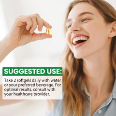 Easy-to-swallow softgels for daily wellness