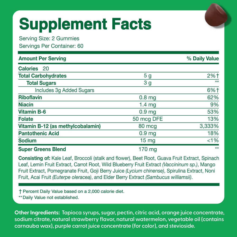 Easy-to-chew teen gummies