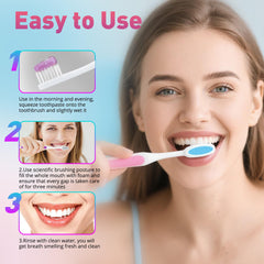 Brushing teeth for 3 minutes with Niacinamide toothpaste