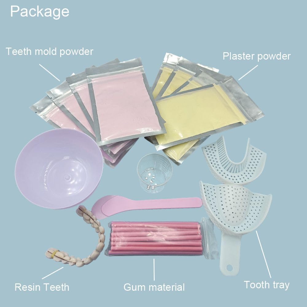 Easy to follow denture making instructions