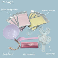 Easy to follow denture making instructions
