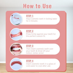 Easy three-minute fit with the denture kit