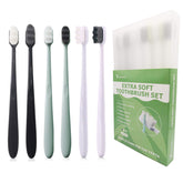Close-up of EasyHonor Ultra Soft Toothbrush bristles