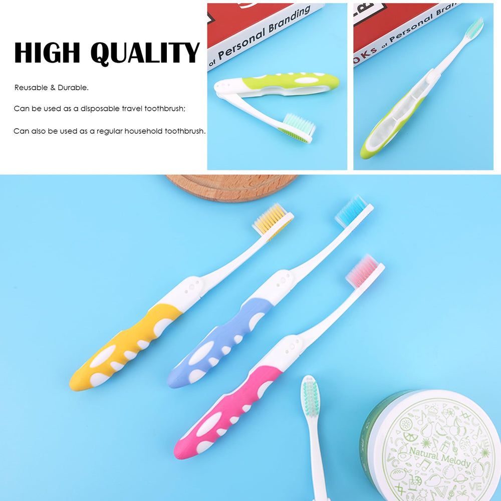 Durable reusable travel toothbrush suitable for months of use