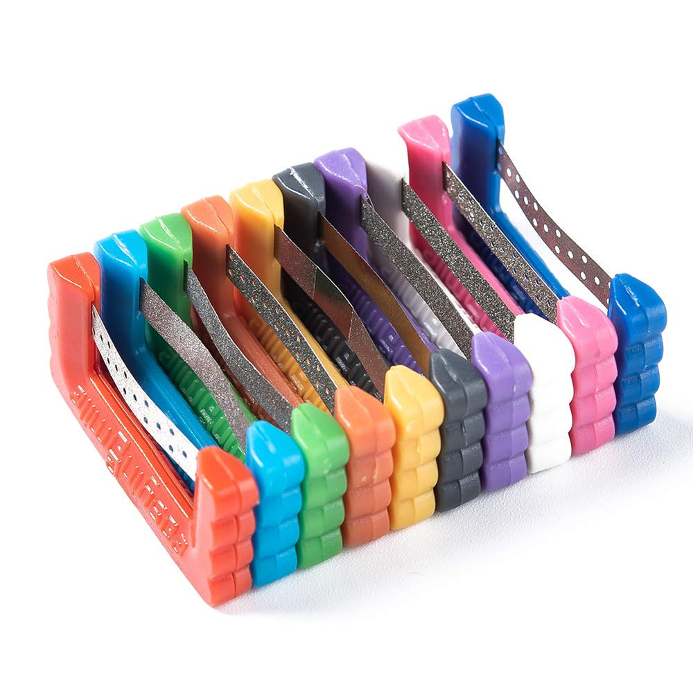 Flexible strip conforms to teeth contour, 2 of 6