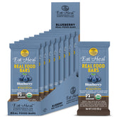 EatToHeal Blueberry Real Food Bar packaging for easy on-the-go healthy snacking.