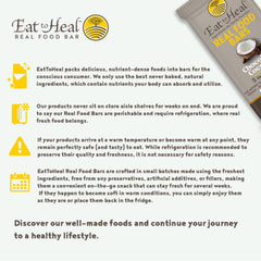EatToHeal chocolate coconut bar on-the-go demonstrates portable plant-based protein.