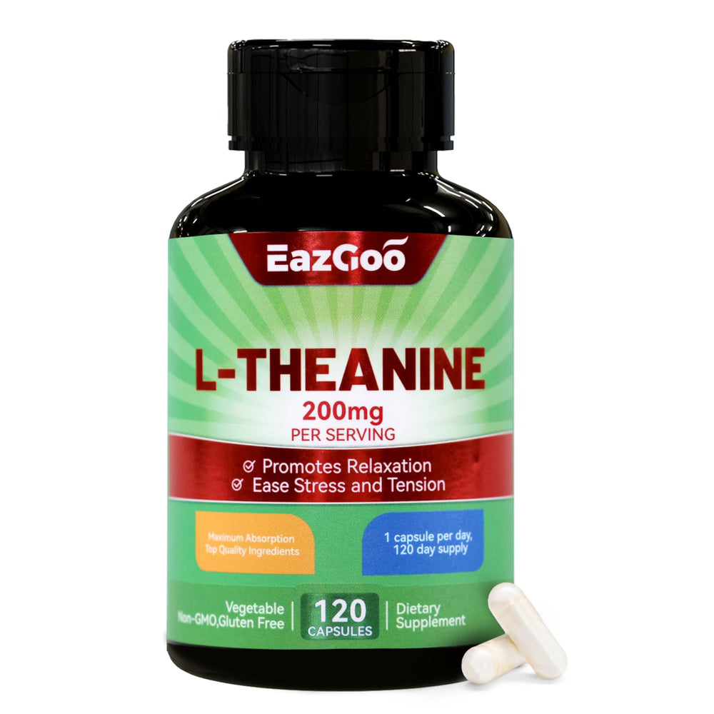 EAZGOO L-Theanine 200mg bottle