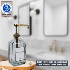 Gallon pump delivering 0.3-ounce output