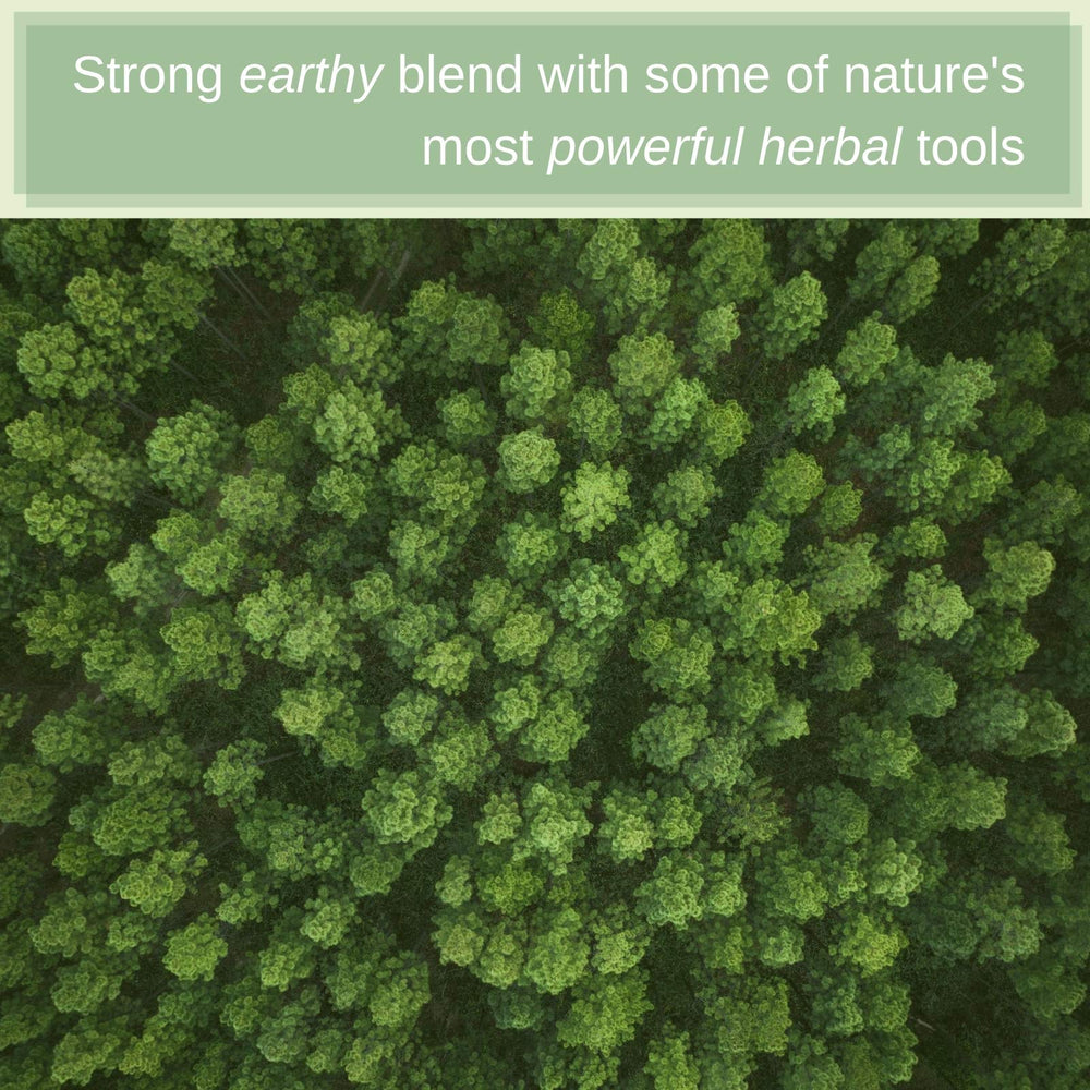 Echinacea, Chamomile and other herbs in the blend