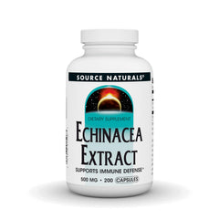 Source Naturals Echinacea Root Extract bottle and label