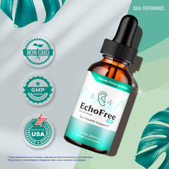 Echo Free Ear Health Support Liquid Drops packaging