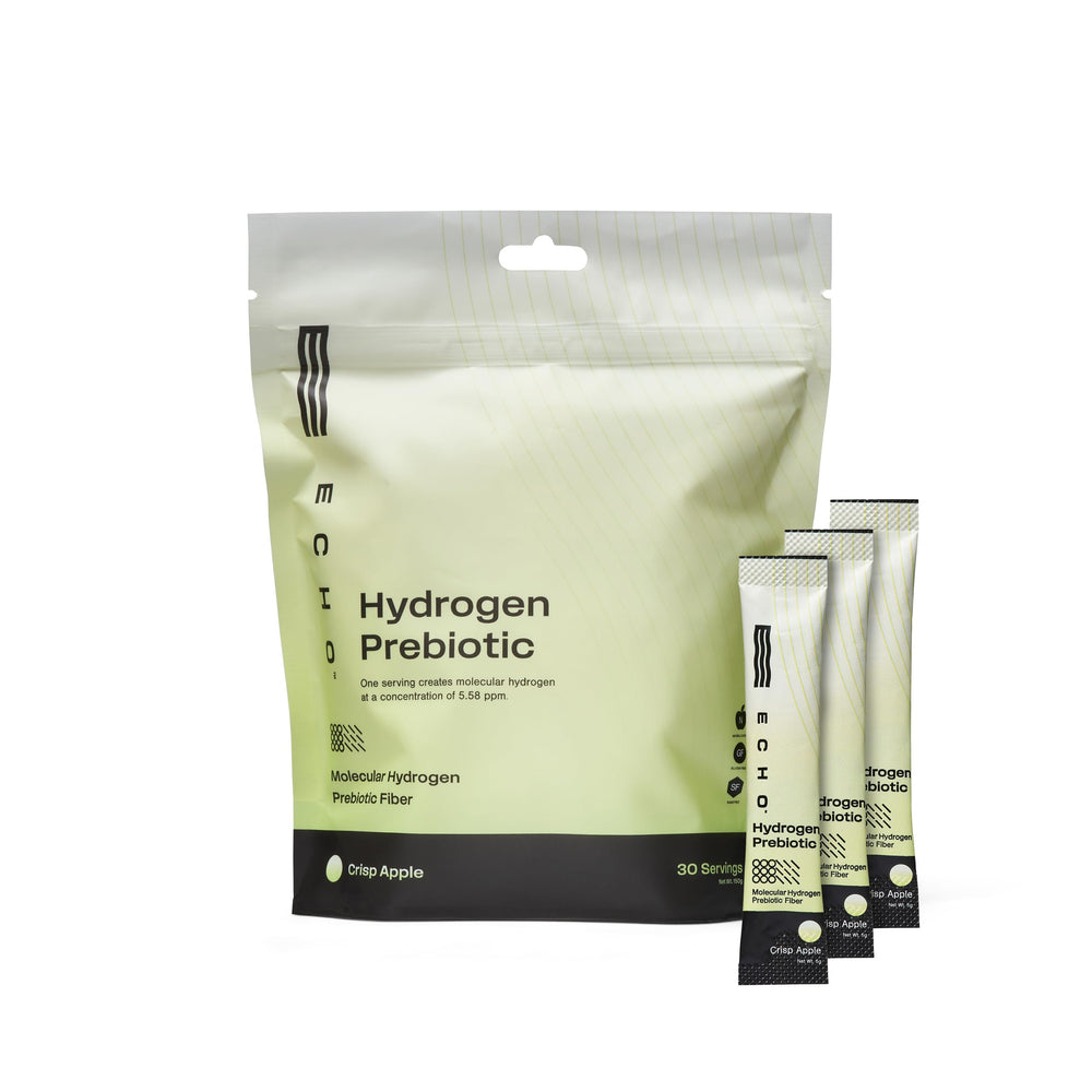 Echo Hydrogen Prebiotic Drink Mix Crisp Apple 30-count box
