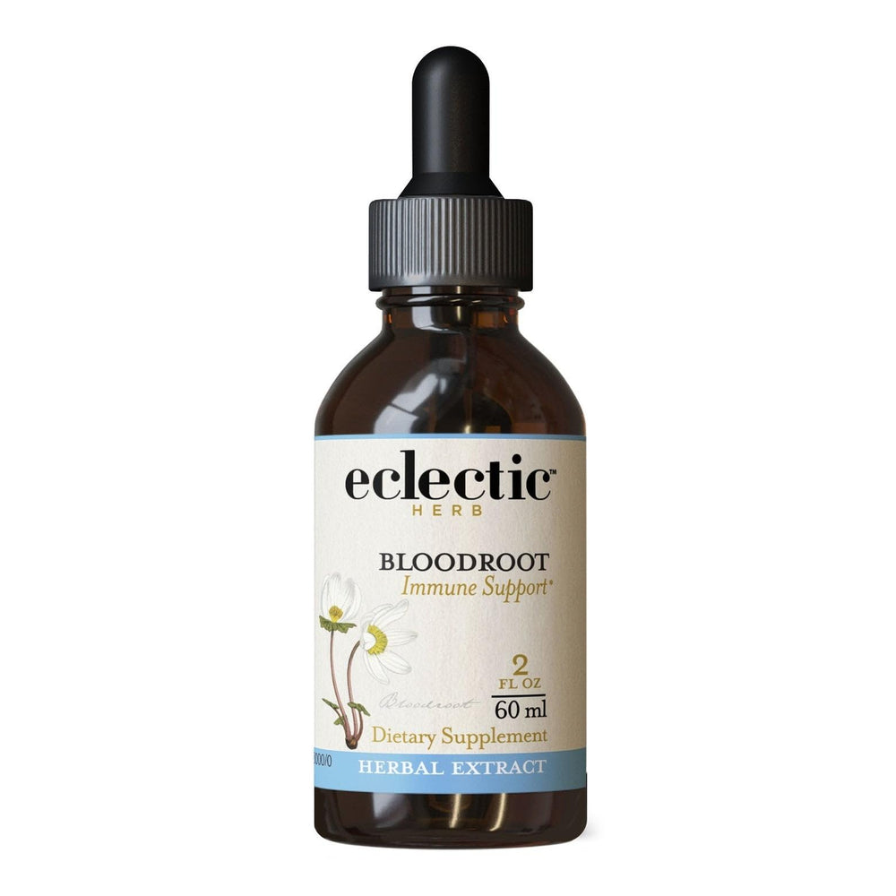 Eclectic Bloodroot 2 Ounce bottle - front view