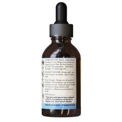 Herbal bloodroot extract bottle with dropper