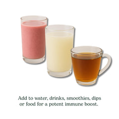 Ingredient panel showing natural, no artificial additives