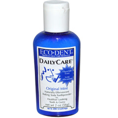 Eco-Dent Daily Care Baking Soda Toothpowder Original Mint 2 oz (56 g) pack of 3