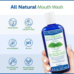 Dentist recommendation badge for Eco-Dent Daily Rinse